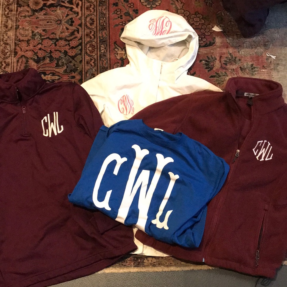 cwl monogram coats and shirt